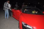 Saif Ali Khan snapped with his new Audi R8 in Mehboob Studio, Mumbai on 2nd May 2013 (10).JPG